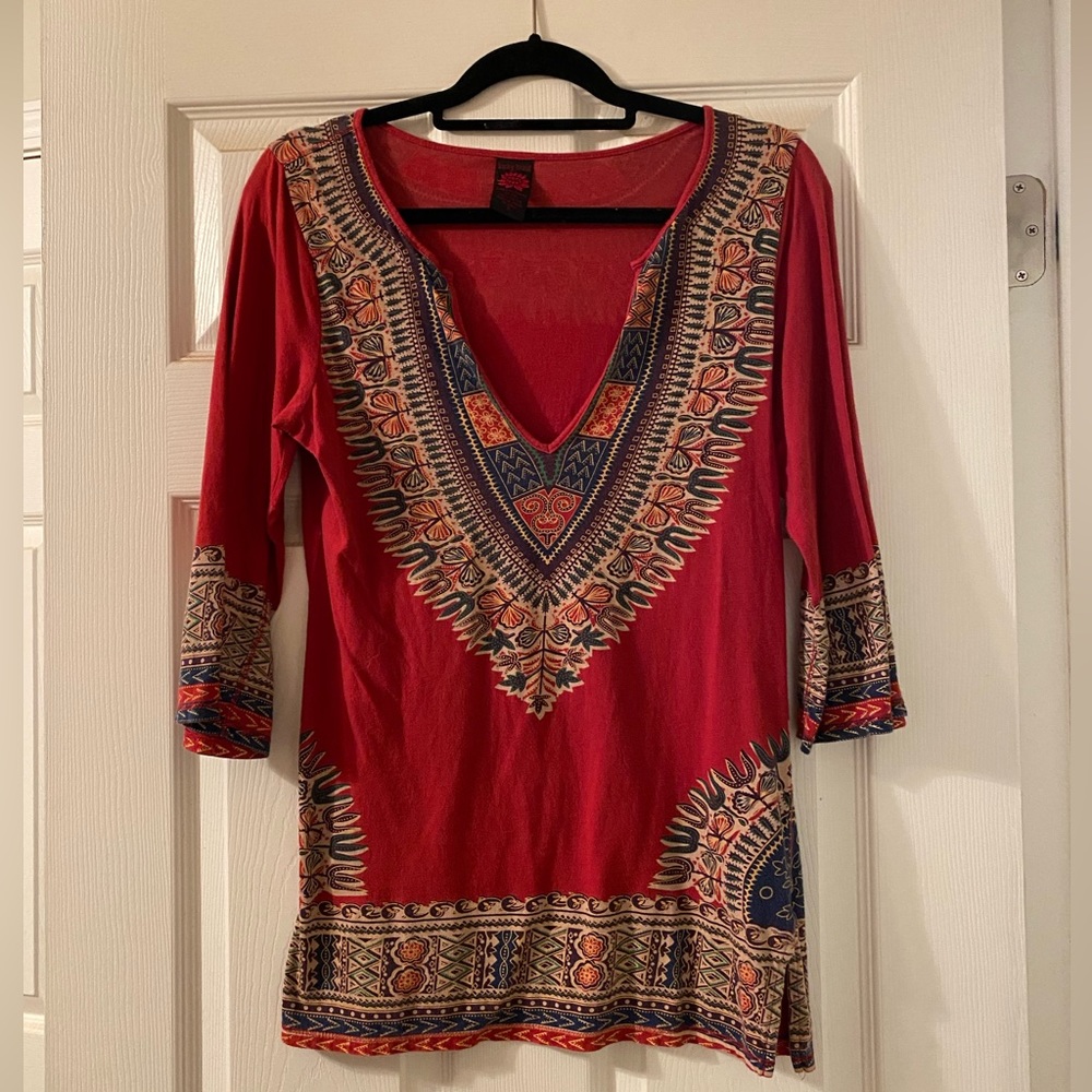 Lucky brand quarter sleeve shirt